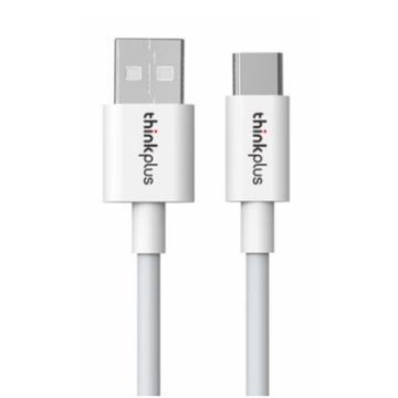 ThinkPlus 数据线，AC310B USB-Type-C快充 3A 30W 1米 白色 售卖规格：1个