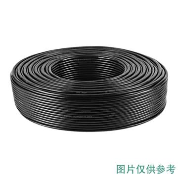 津猫 阻燃C类铜芯聚氯乙烯绝缘屏蔽聚氯乙烯护套软电缆，ZC-RVVP-300/300V-3*2.5 黑色 售卖规格：1米