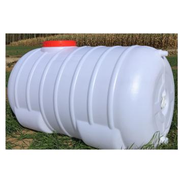 西域推荐 圆形水箱，塑料500L卧式圆桶