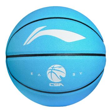 李宁 7号篮球，LBQK767-1 成人比赛训练室外内蓝球耐磨PU材质蓝球 售卖规格：1个