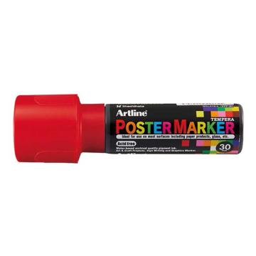 旗牌/Artline 宽头特粗记号笔，EPP30 红色 粗线幅30mm 售卖规格：1支