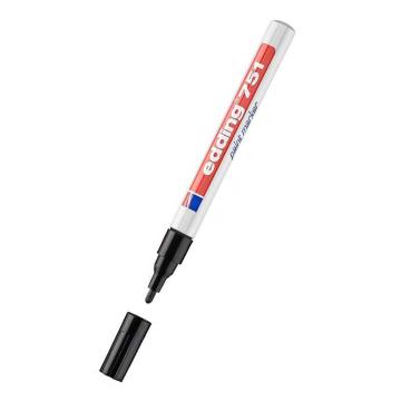 edding 记号笔工业油漆笔，edding 751-红色 耐高温300度 线幅1mm-2mm红色 售卖规格：1支