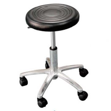 好适 防静电皮革圆凳,可调节高度350-500mm,凳面尺寸φ330mm，12032 售卖规格：1把