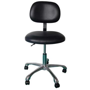 好适 防静电皮革工作椅,可调节高度420-570mm,椅面尺寸450×425mm，12030 售卖规格：1把