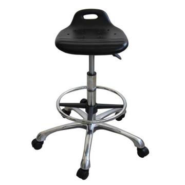 好适 防静电聚氨酯小弯背工作椅,可调节高度550-820mm,椅面尺寸350×320mm，12035 售卖规格：1把