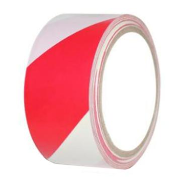 安赛瑞 地板划线胶带，高性能自粘性PVC材料，50mm×22m，红/白，14325 售卖规格：1卷