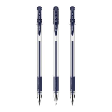 得力 中性笔，6600ES 墨蓝 12支/盒 售卖规格：1盒