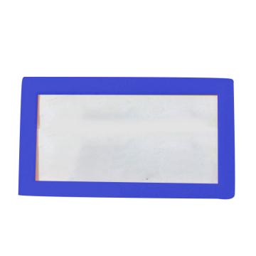 安赛瑞 货架物料信息磁性卡套（10个装）A10，45×80mm，蓝色，磁性分区分类提示牌，13384 售卖规格：1包