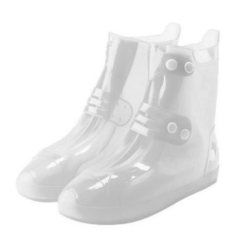 安赛瑞 加厚款防雨鞋套，白色，42至43码，28123 售卖规格：1双