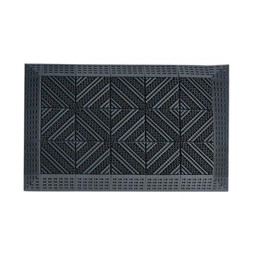 安赛瑞 地垫，灰色 105×105×2.5cm ，23427 室外镂空除尘 售卖规格：1块