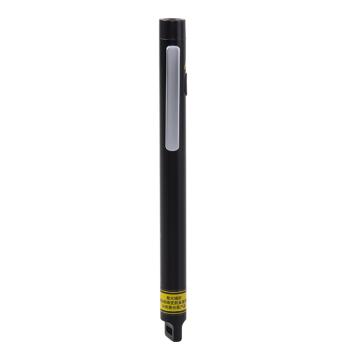 得力（deli） 钢笔造型便携式激光笔，无线演示器 黑/银随机 红光 3933