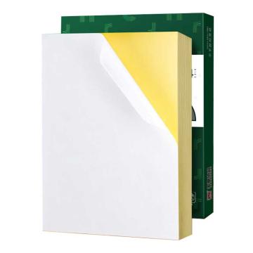 新绿天章 A4不干胶打印纸，P3766 亮面 80页/包（适用激光打印机) 售卖规格：1包