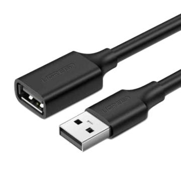 绿联/UGREEN 数据线，US103（10315） USB2.0延长线 1.5m 黑色 售卖规格：1个
