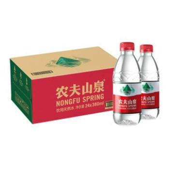 农夫山泉 天然饮用水，380ml*24瓶 箱装（按箱起售） 售卖规格：1箱