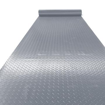 安赛瑞 地垫，宽1.8m长15m厚1.5mm灰色,23985 牛津防滑，加厚耐磨PVC橡胶仓库走廊塑料 售卖规格：1卷