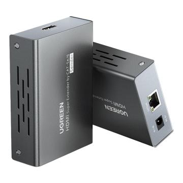 绿联/UGREEN HDMI延长器，60322+80128 150米传输 售卖规格：1个