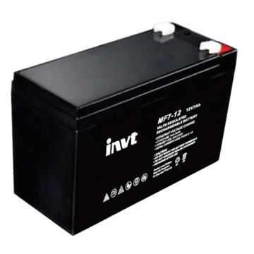 英威腾 12V 7AH阀控式免维护蓄电池，MF7-12 (如需配线提前沟通) 售卖规格：1个