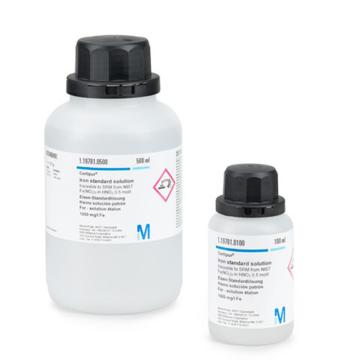 默克/MERCK 锌标液，1.19806.0500 Zn(NO₃)₂ in HNO₃溶液，1000mg/l，500ml/瓶 售卖规格：1瓶