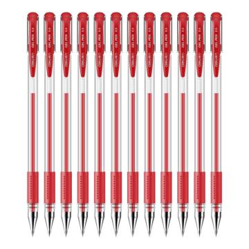 得力 中性笔，6600红盒装 售卖规格：12支/盒