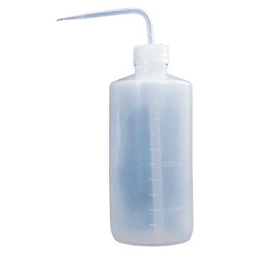 海斯迪克 白色塑料弯头管洗瓶，HK-S02系列，500mL 售卖规格：1个