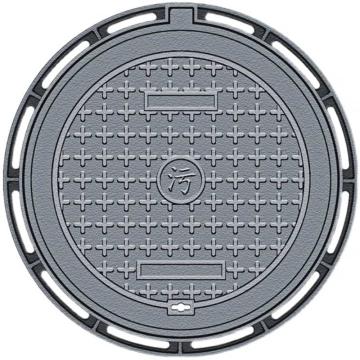 博米 铸铁圆井盖，含框架，Φ800*50，B125 承重1T 售卖规格：1套
