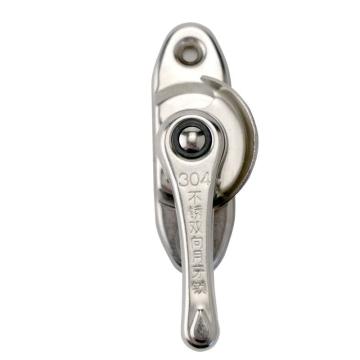 冰禹 窗户锁扣，BYC-06 万向月牙锁 儿童安全防护锁 配勾配螺丝 不锈钢万向 售卖规格：1个