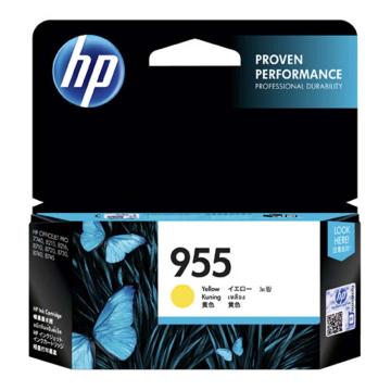 惠普/HP 墨盒，L0S57AA 955 黄色 适用HP 8210 8710 8720 8730 售卖规格：1个