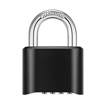 炬芯 锌合金黑色底开密码锁，锁体宽52mm 四位密码 ZCD6505 黑色 黑色 售卖规格：1个
