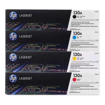 惠普/HP 硒鼓四色套装，CF350/351/352/353A 130A 适用于HP LaserJet Pro Color MFP M176 售卖规格：4个/套