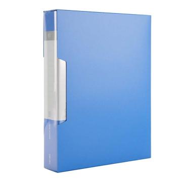 得力 80页资料册，5006ES 蓝色 售卖规格：1个
