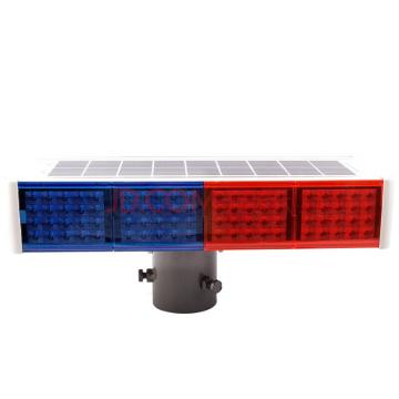 者也 交通安全警示灯 太阳能爆闪灯 四格一体，ABS241 售卖规格：1个