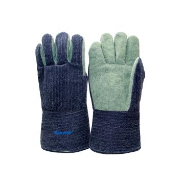Raxwell 400℃耐高温手套，RW2810 灰绿色，36cm，1副/袋 售卖规格：1副