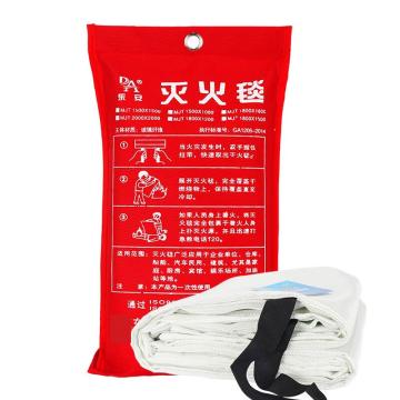 东安 灭火毯，玻璃纤维，袋装 (白色)，2000×2000×0.43 售卖规格：1个