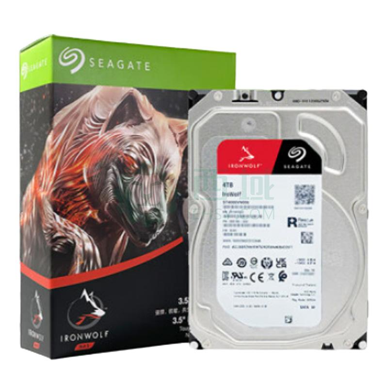 希捷 Seagate 机械硬盘ST4000VN006 4TB NAS硬盘 256MB 5400转 PMR CMR垂直磁记录 SATA 酷狼