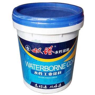 双塔/SHUANG TA 水性醇酸磁漆，水性黑色，18kg/桶 售卖规格：18公斤/桶