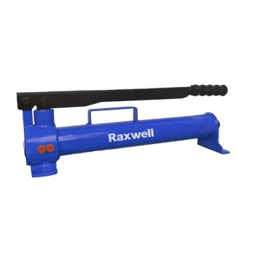 Raxwell 钢制手动泵，RTHP0013 ，有效油量：900cm³，压力700bar，输出油量2.8-12.8cm³，行程25.4mm 售卖规格：1台