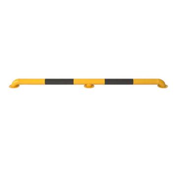 月桐 M型挡车器护栏，2000×100mm，壁厚1.5mm，黄黑色，送安装螺丝，YT-M76 售卖规格：1根