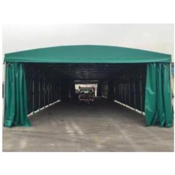 京路发 移动推拉帐篷，长度14米左右，左右高度4米，绿色，带围布 售卖规格：1个