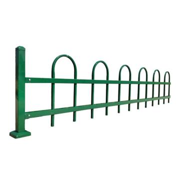 月桐 锌钢草坪护栏围栏U型，高80cm，长3.05m，绿色，含立柱×1+网栏×1，YT-CW80 售卖规格：1组