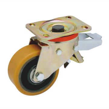 伍尔特/WURTH 脚轮，L-BRAKE-SCRONPLT-D125-550KG0683567631 售卖规格：1件