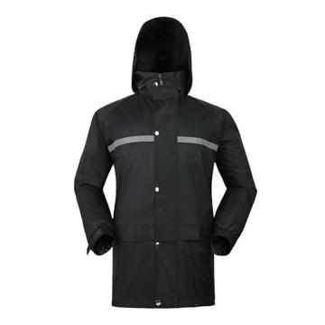 海斯迪克 分体雨衣雨裤套装，HK-5089系列，黑色，M 售卖规格：1套