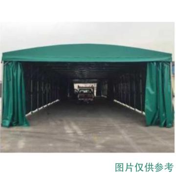 京路发 移动推拉帐篷，长14米,左右高度4米,绿色,带围布，发到成都 售卖规格：1套