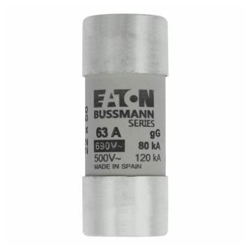 巴斯曼/BUSSMANN 熔断器，C22G63 63A 690V 售卖规格：1个