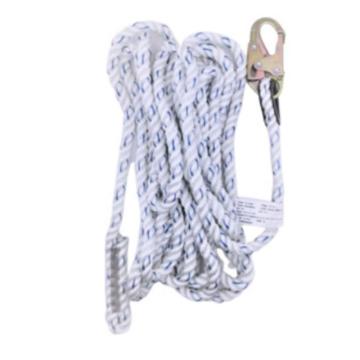 霍尼韦尔/Honeywell 安全绳，1002891A 三股绳，16mm，配有1 个安全钩，10米 售卖规格：1条