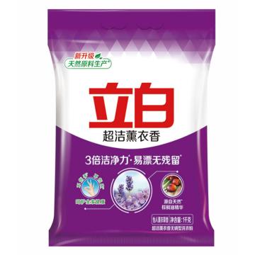 立白 洗衣粉，超洁薰衣香 三倍洁净力 易漂无残留 无磷型1kg*8