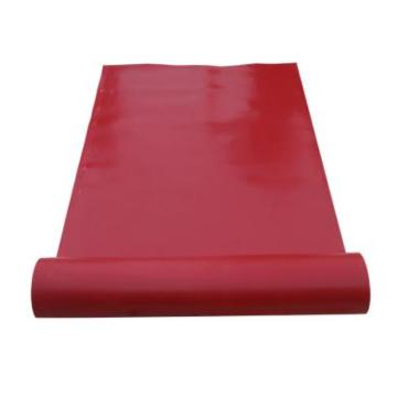 华泰 耐高压防滑平面绝缘垫，3mm厚 1m宽 1米/卷 红色（无味）5kv 售卖规格：1卷