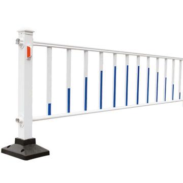 海斯迪克 HK-330系列道路护栏，蓝白色，含立柱×1+护栏×1，栏高120cm 护栏长3m 总长3.08m 售卖规格：1件