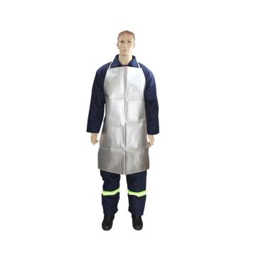 Raxwell 隔热围裙，RW8187 芳纶镀铝材质，防辐射热1000℃，65CM*96CM，均码 售卖规格：1件