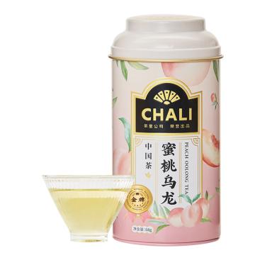 茶里 花果茶，金牌蜜桃乌龙罐装散茶68g