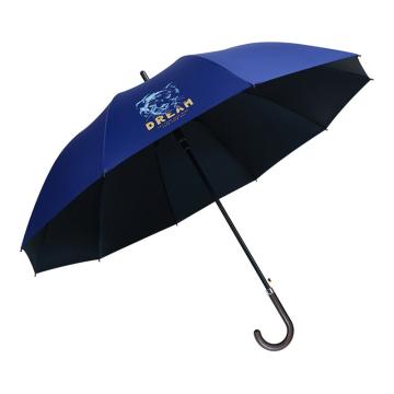 红叶 雨伞雨具，商务晴雨伞加大防风半自动1878颜色随机